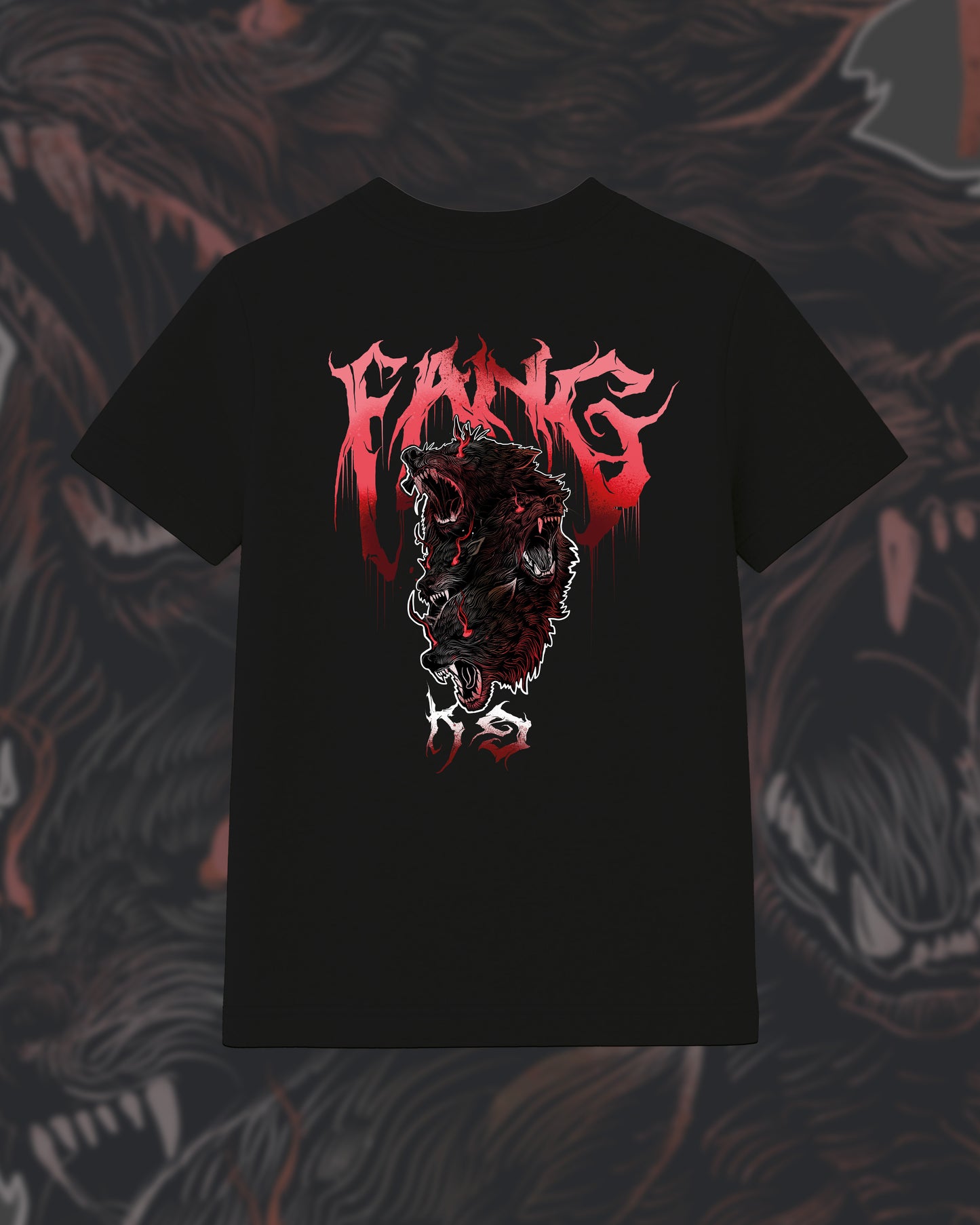 T-Shirt - "Fang" Noir