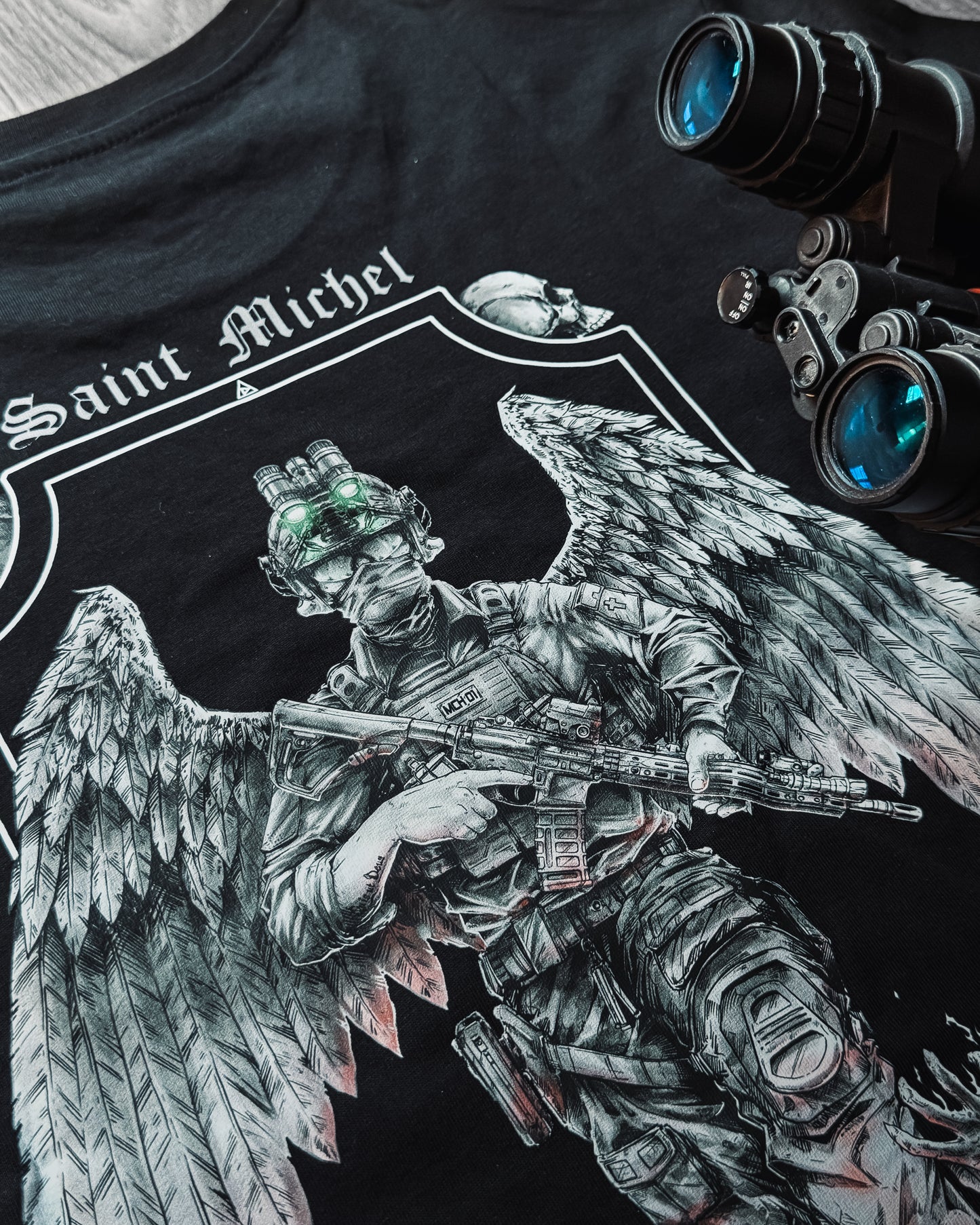 T-Shirt - "Saint Michel" Noir