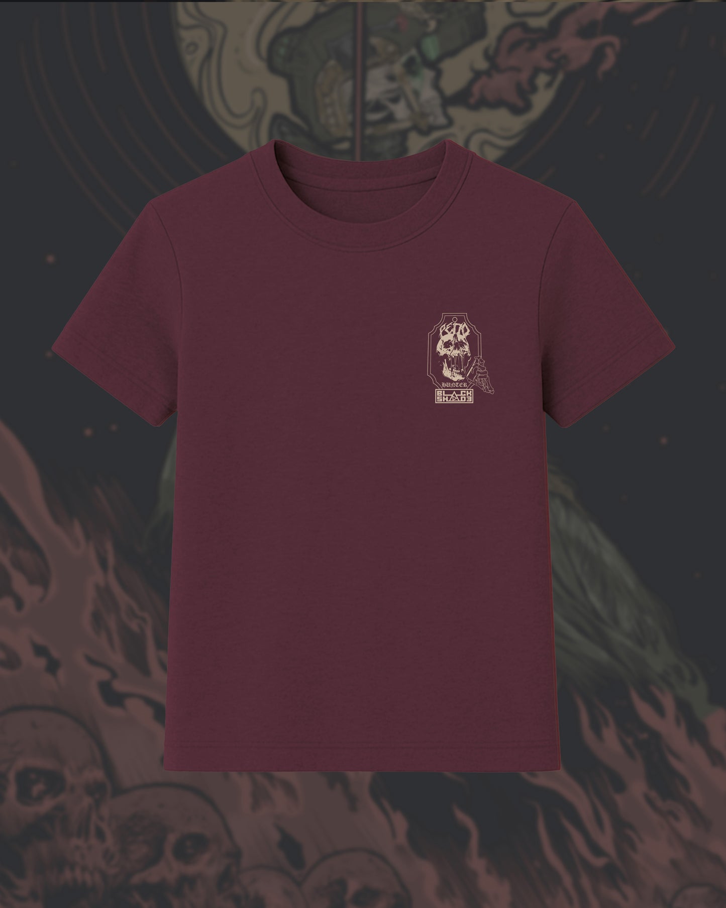 T-Shirt - "Justicia" Wine Heather