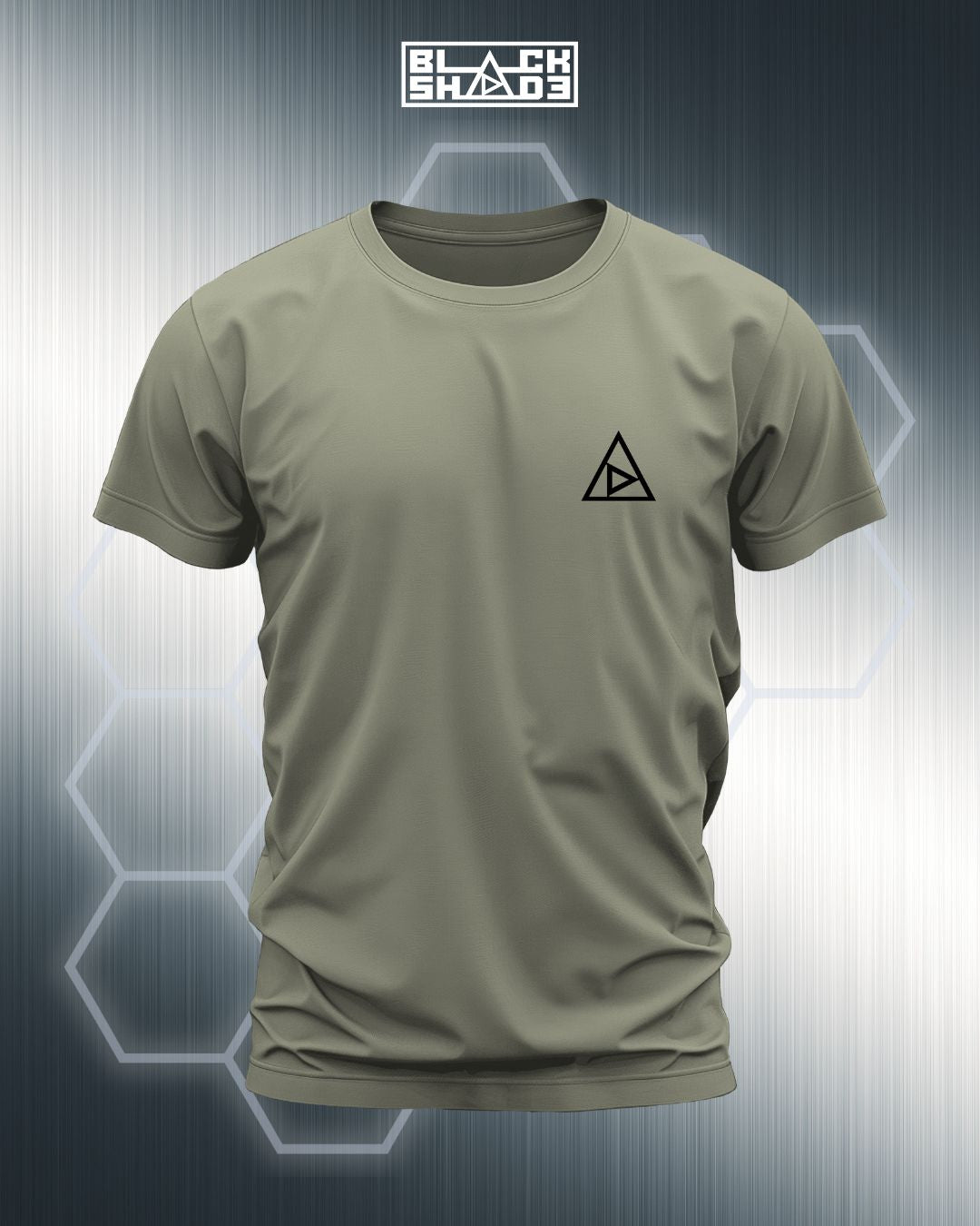 T-Shirt - "Kick Ass" Vert Amande