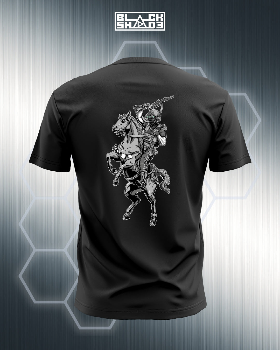 T-Shirt - "Raised Gun" Noir