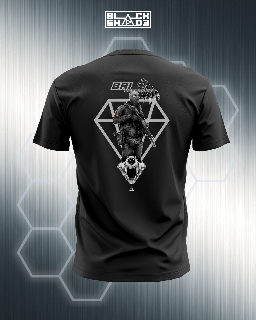T-Shirt - "Diamant 01" Noir