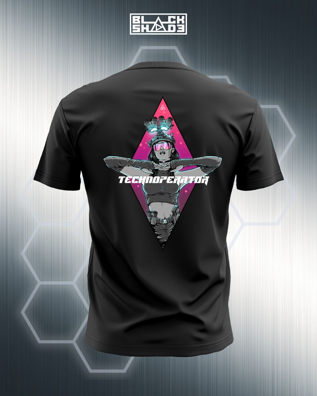 T-Shirt -"Technoperator" Noir