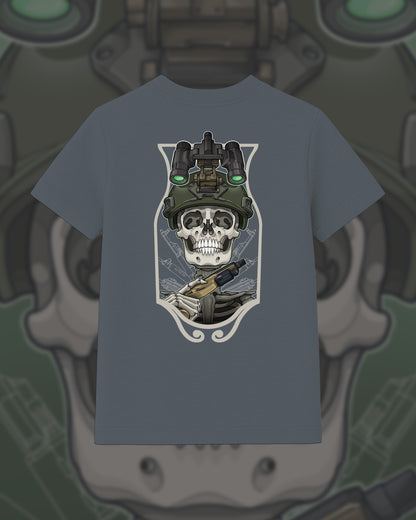 T-Shirt - "Here He Comes" Mineral Grey