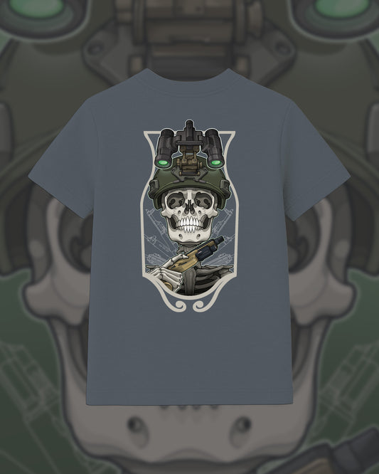 T-Shirt - "Here He Comes" Mineral Grey
