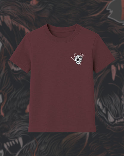T-Shirt - "Fang" Wine Heather