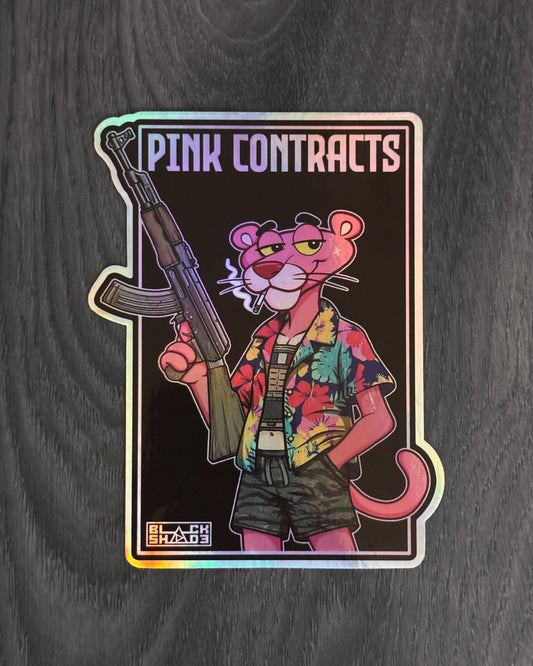Sticker - "Pink Contracts"