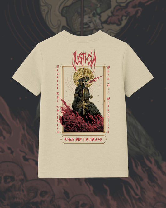 T-Shirt - "Justicia" Coconut Milk