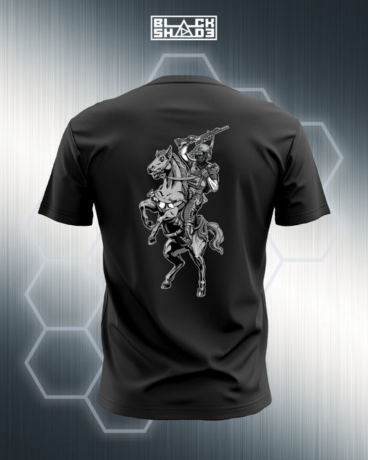 T-Shirt - "Raised Gun" Noir