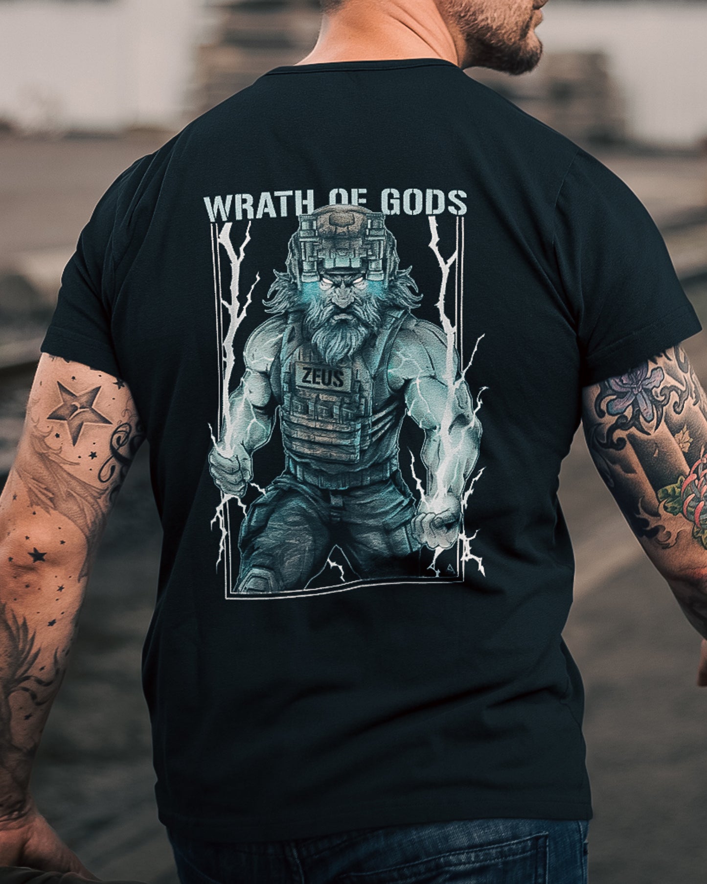 T-Shirt - "Zeus" Noir