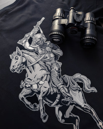 T-Shirt - "Raised Gun" Noir