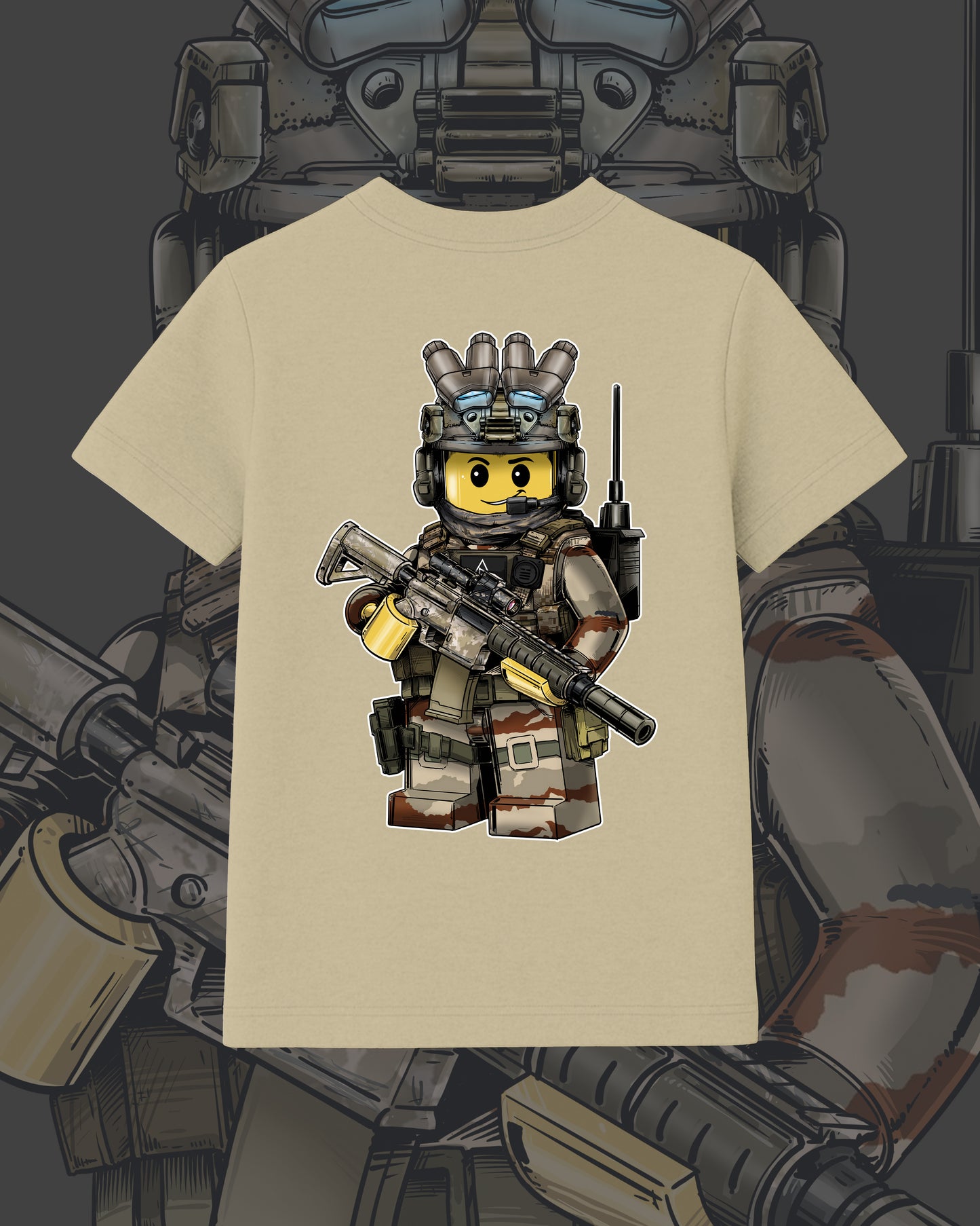 T-Shirt  "Legoperator" Désert Daguet